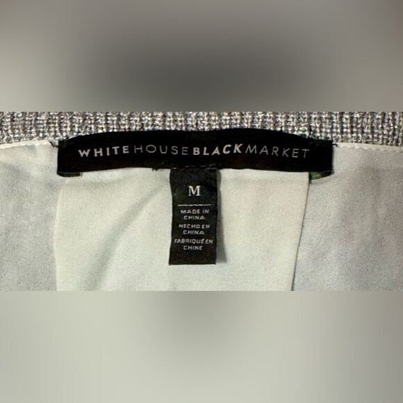 White House Black Market NWOT L/S Ombré Silver Sequined Sweater Size Medium - Picture 5 of 5